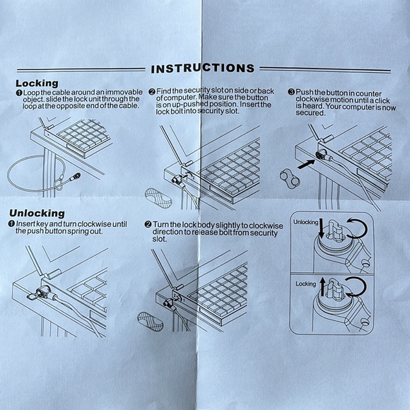 CODI Key Cable Lock - Picture 9 of 10